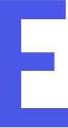 Letter E icon.