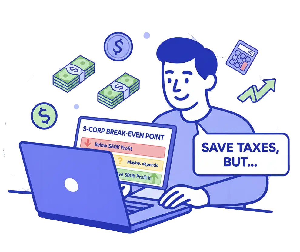 The Break-Even Point: When Does the S-Corp Make Sense?