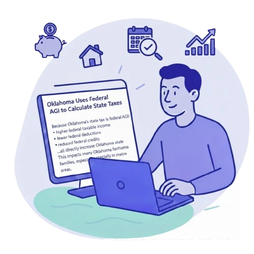 Oklahoma Uses Federal AGI to Calculate State Taxes