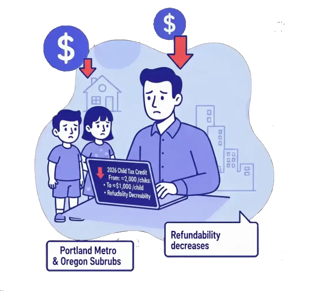 Child Tax Credit Shrinks