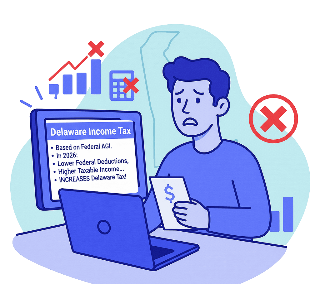 Delaware Income Tax Uses Federal AGI as a Starting Point