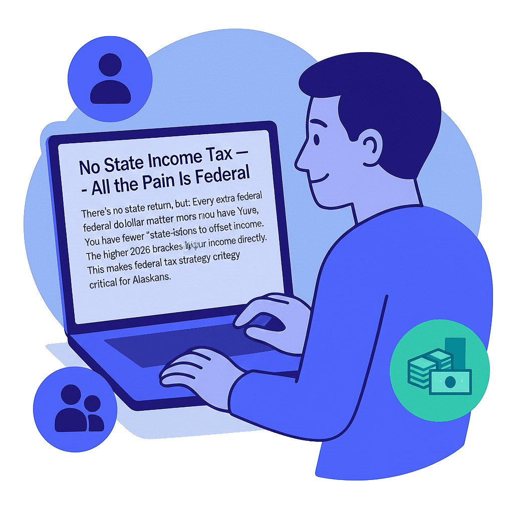 No State Income Tax — All the Pain Is Federal