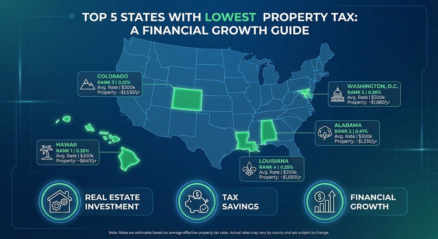 States with Lowest Property Tax 2026: Complete Guide for Real Estate ...