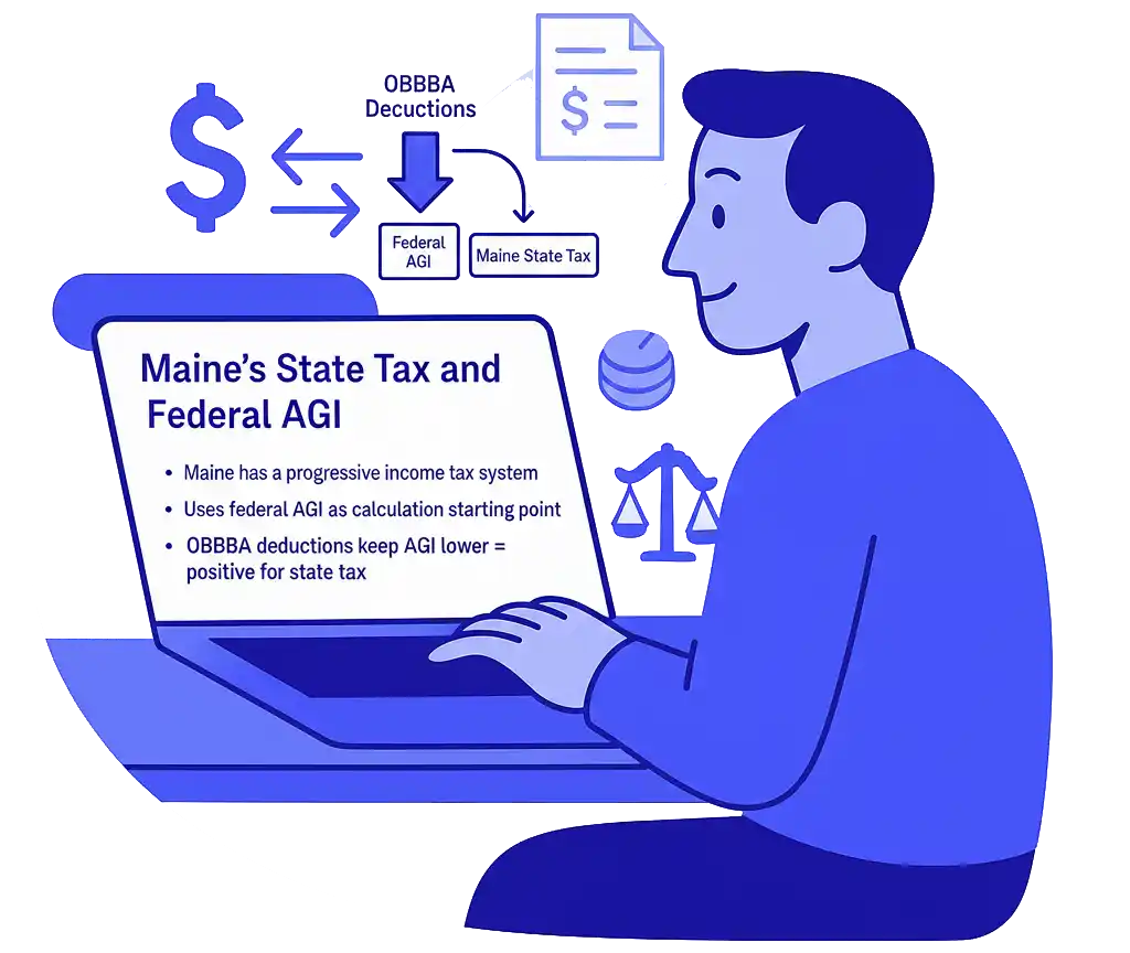 Maine’s State Tax and Federal AGI